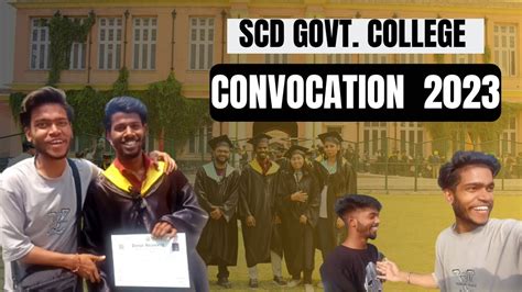 A Convocation Day In SCD govt. College😎 - YouTube