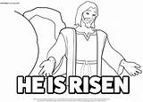 He Is Risen Coloring Sheet – Superbook Academy sketch template