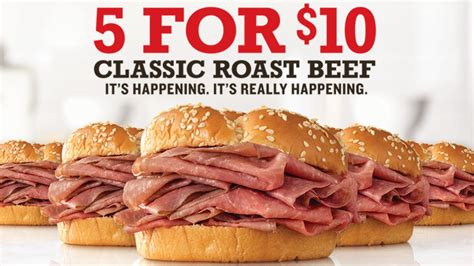 Fans Of Arby's Roast Beef Sandwich Won't Want To Miss This Deal