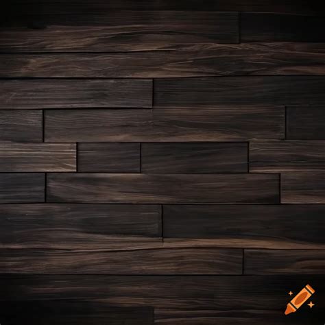 High-quality black wood texture on the floor on Craiyon