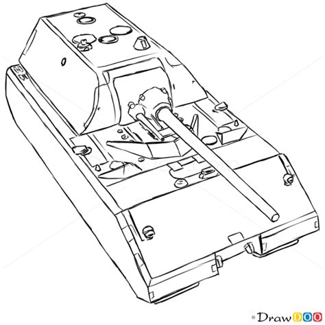 How to Draw Heavy Tank, Maus, Tanks