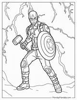 20 Captain America Coloring Pages Free PDF Printables sketch template