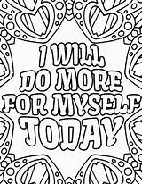 Affirmation Coloring Pages  Home sketch template