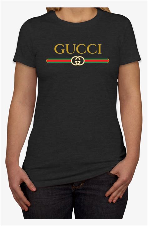 Awesome Gucci Logo Print Women's T-shirt - Gucci Women T Shirt Png ...