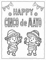 Cinco De Mayo Coloring Pages For Kids Coloring sketch template