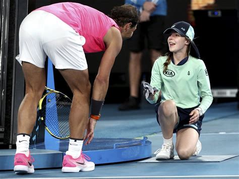 WATCH: Rafael Nadal’s forehand hits ball girl in Australian Open 2019, his reaction is not to be ...