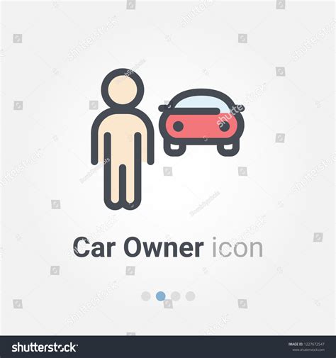 Car Owner Vector Icon Stock Vector (Royalty Free) 1227672547 | Shutterstock