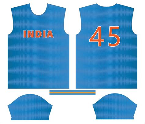 India cricket team sports kid design or India cricket jersey design 26705497 Vector Art at Vecteezy