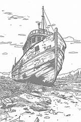 20  Shipwrecked Coloring Pages AiashaKelci sketch template