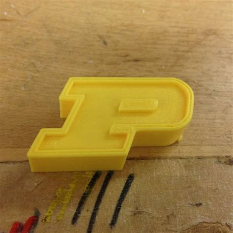 3D Printable Purdue P Logo by sam welch