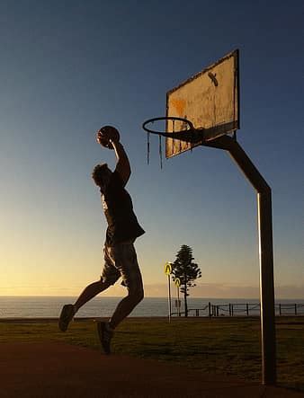 basketball, hoop, basket, slam dunk, ball, sport, game, net, play, shot, goal | Pikist
