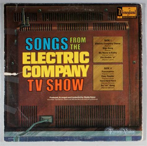 Disney Songs From the Electric Company TV Show 1973 Vinyl | Etsy