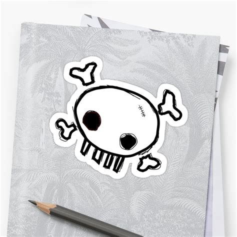 "Cute Skull" Stickers by Stuart Stolzenberg | Redbubble