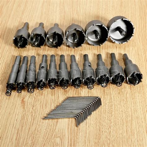 1pc Carbide Tip Tipped Drill Bit Set Metal Alloy Wood Cutter Hole Saw ...