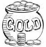Gold Coins Coloring Pages At GetColoringscom  Free Printable sketch template