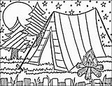 Hiking Coloring Pages sketch template