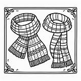 Scarf Coloring Pages To Print  Free Printable sketch template