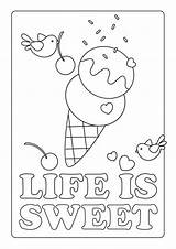Free & Easy To Print Ice Cream Coloring Pages  Tulamama sketch template