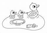 Premium Vector  Black And White duck family Illustration For coloring sketch template