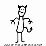 Satan Coloring Pages  Ultra sketch template