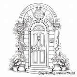 Door Coloring Pages  Free & Printable sketch template