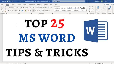 Top 25 Microsoft Word Tips and Tricks - QuadExcel.com