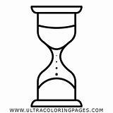 Hourglass Coloring Glass Drawing Hour Clip Sand Clock Kids Pages  sketch template