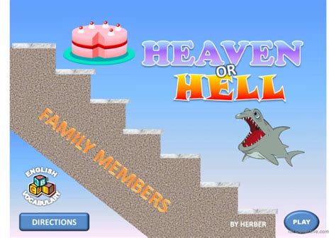 HEAVEN OR HELL PPT: English ESL powerpoints