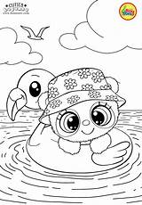 Cuties Coloring Pages For Kids  Free Preschool Printables Slatkice sketch template