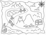 Free Printable Treasure Map Coloring Page & coloring book sketch template