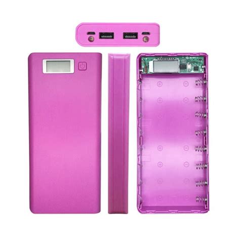 8x18650 5V 2A Portable Battery Power Bank Shell Case Box Dual USB LCD Display | Buy at Best ...