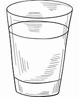Glass Of Alcoholic Drink coloring Page  ColouringPages sketch template