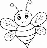 Realistic Bee Coloring Pages sketch template