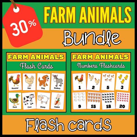Farm Animals Flashcards Sparklebox - vrogue.co