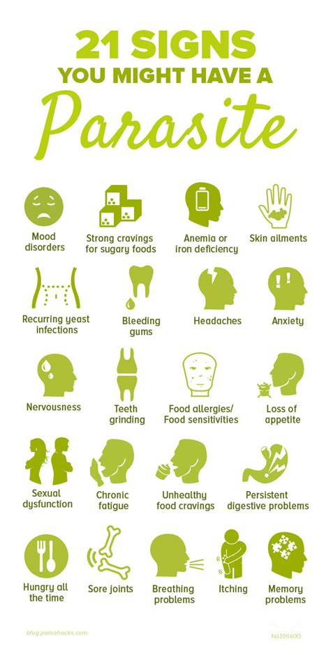 Parasite In Stomach Symptoms