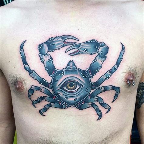 80 Crab Tattoo Designs For Men - Masculine Ink Ideas