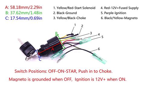 Suzuki Outboard Ignition Switch Diagram