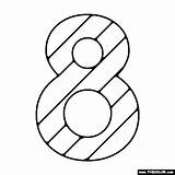 Number 8 Coloring Pages Printable sketch template