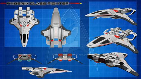 Phoenix Class Fighter Spec Sheet by calamitySi on DeviantArt