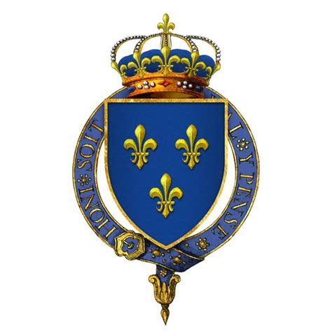 Gartered arms of Henry III, King of France | Coat of arms, History queen, Heraldry