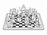 Board Game Coloring Sheet Pages sketch template