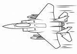 Cool Fighter Jet Coloring Page  Free Printable Pages For Kids sketch template