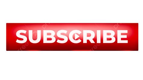 Subscribe Button 3d Transparent PNG, Red 3d Subscribe Button Label Design, Subscribe, Subscribe ...
