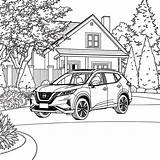 9 Best Nissan X Trail Coloring Pages Free Printable PDFs sketch template