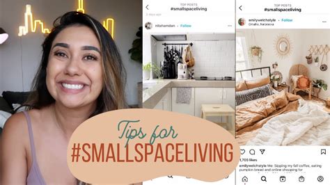 SMALL SPACE LIVING TIPS - YouTube