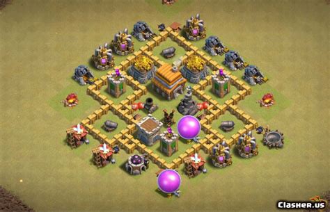 [Town Hall 5] TH5 War/Trophy base #72 [With Link] [6-2020] - War Base ...