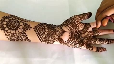 Beautiful Style Arabic Mehndi Design/How to make easy and simple Easy Mehndi Designs-Kashish ...