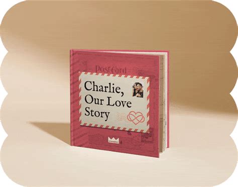 A personalized love story book that tells the story of your life together