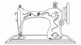 Coloring Sewing Machine Vectors & Illustrations For Free Download  Freepik sketch template