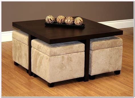 Coffee Table With Ottomans Underneath - Ideas on Foter